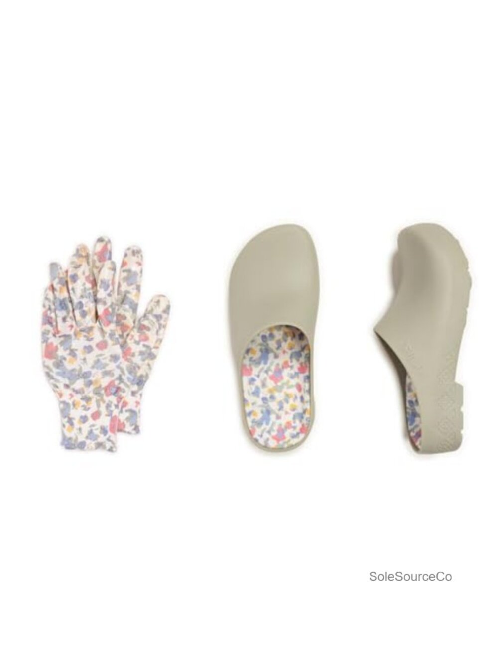 Women's Slip-On Garden Clogs with Gloves, Non-Slip TPU Mules